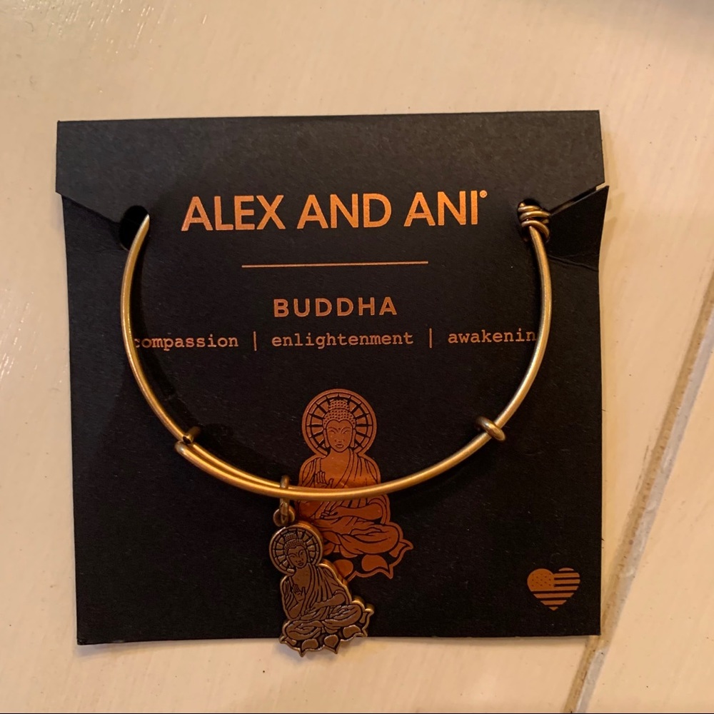 NWT: Alex and Ani Buddha Bracelet